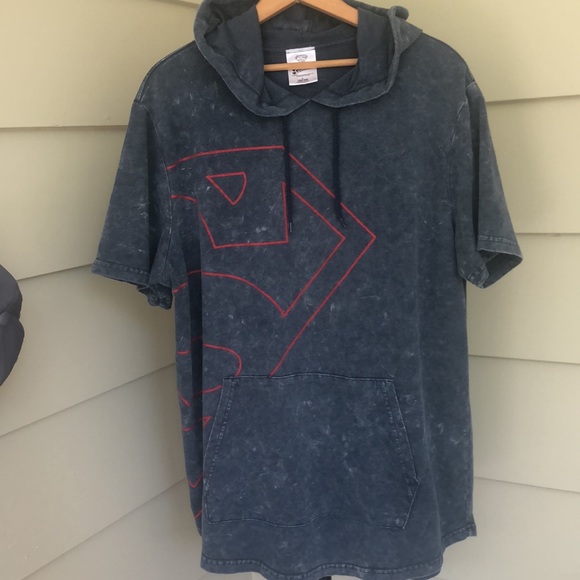 DC Comics Other - Men’s Superman Pullover Hoodie Blue Gray Large